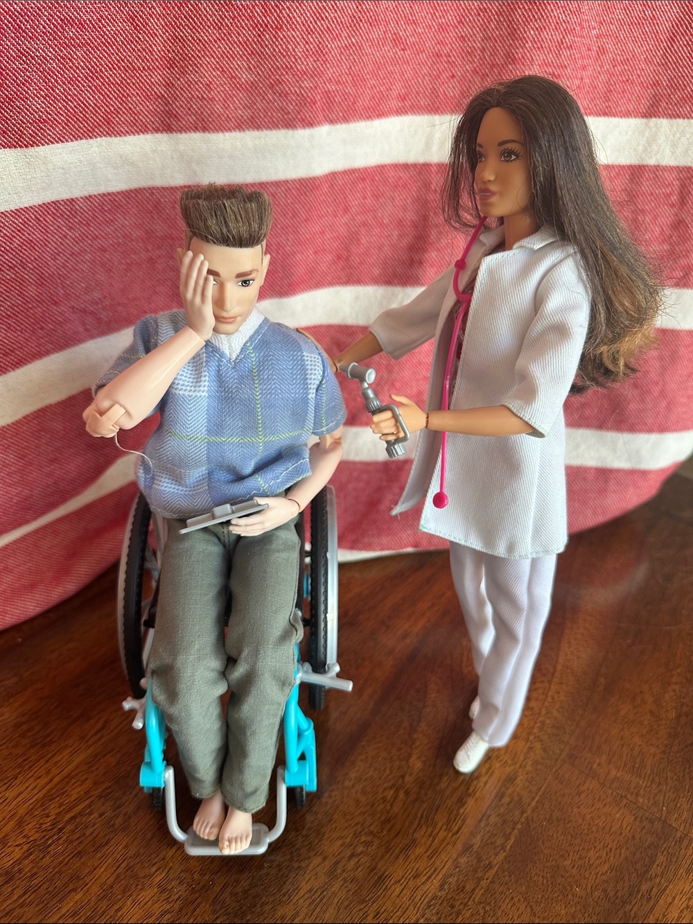 Barbie is a doctor/vet play sets
